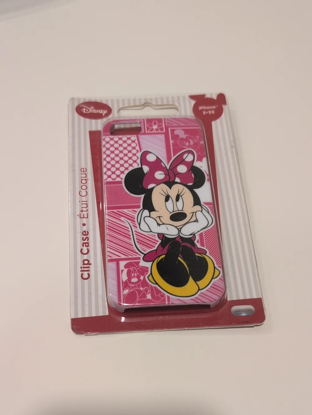 Disney Minnie Mouse Pink and Yellow Clip-On Phone Case